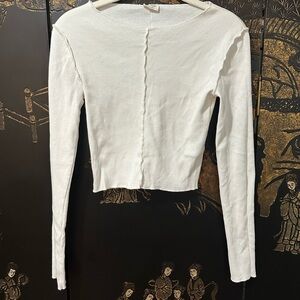 Brandy Melville white long sleeve
